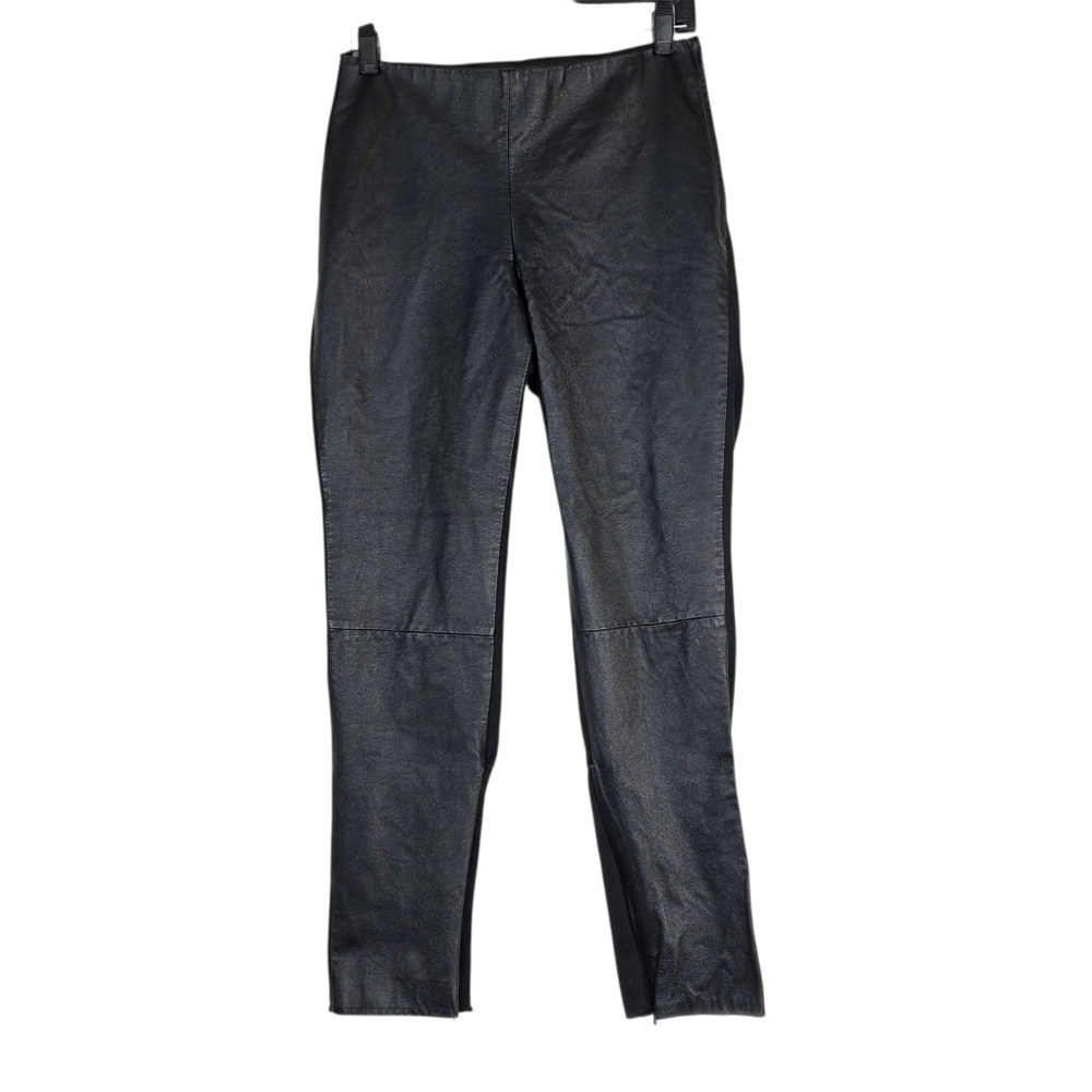Danier leather accent high waist Pants